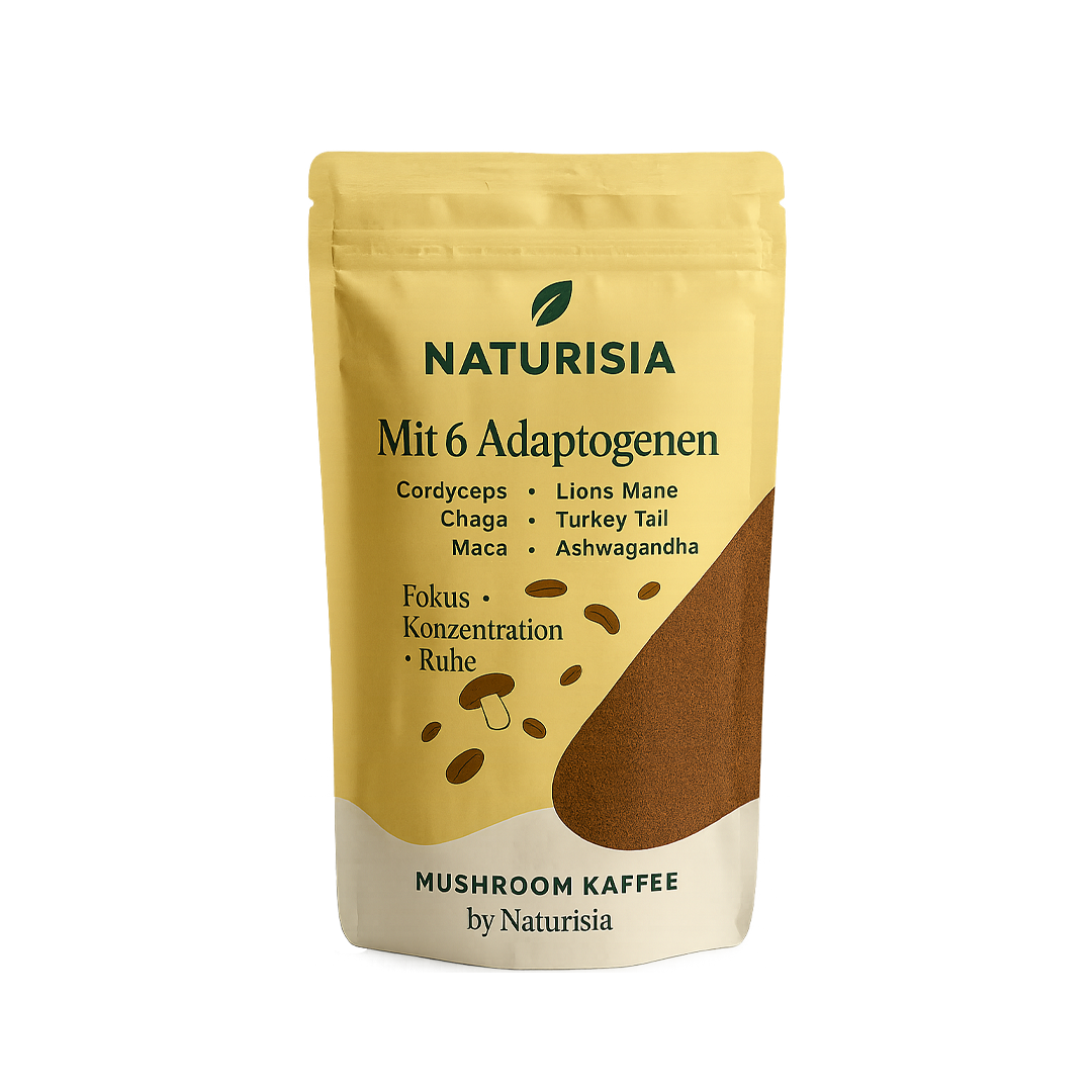 Naturisia Mushroom Kaffee – Vorderseite